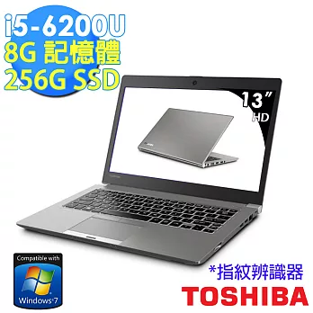 【TOSHIBA】Z30-C-01X00M 13.3吋 i5-6200U 8G記憶體 256GSSD Win7專業版 超輕薄筆電低調金