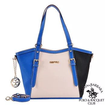 SANTA BARBARA POLO．聖大保羅 - 漾彩仲夏系列 肩背 托特包- 海軍藍