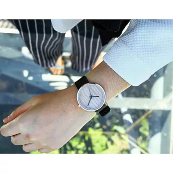 Lookswatch 泰國設計手工楓木錶 (玫瑰金/黑色)