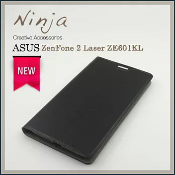 【東京御用Ninja】ASUS ZenFone 2 Laser ZE601KL經典瘋馬紋保護皮套(黑色)