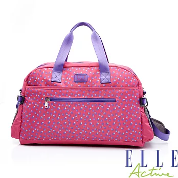 ELLE ACTIVE-旅人系列-旅行袋(大)-桃紅色
