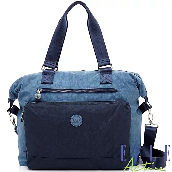 ELLE ACTIVE-城市微旅行-旅行袋(大)-藍色
