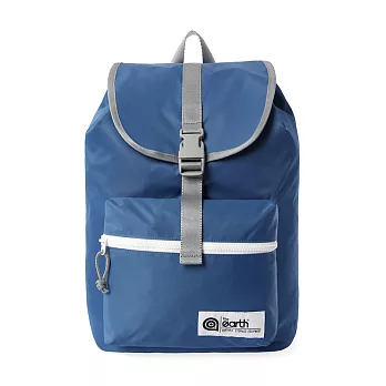 韓國包袋品牌 THE EARTH - NYLON 1 POCKET BACKPACK (Blue) 基本系列 防水尼龍後背包 (藍)