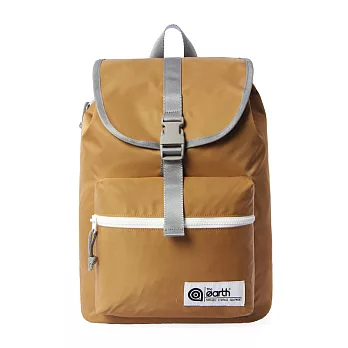 韓國包袋品牌 THE EARTH - NYLON 1 POCKET BACKPACK (Beige) 基本系列 防水尼龍後背包 (卡其)