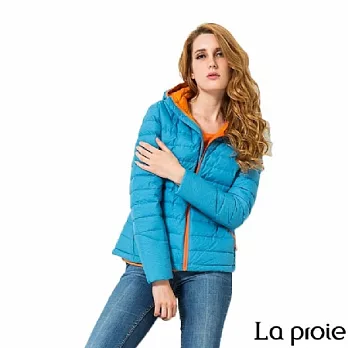 La proie 女 輕量連帽羽絨外套(海藍)LAPCCS海藍