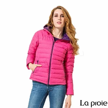 La proie 女 輕量連帽羽絨外套(紅莓)LAPCCS紅莓