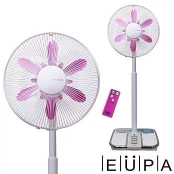 EUPA-12吋遙控涼風立扇(TK-F3022R)粉