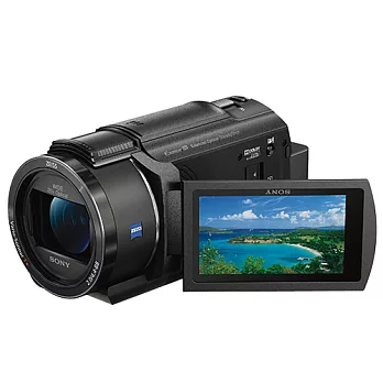 SONY FDR-AX40 4K高畫質攝影機(公司貨)-加送64G 90mb/s卡+FV100專用電池+專用座充+讀卡機+清潔組+小腳架-