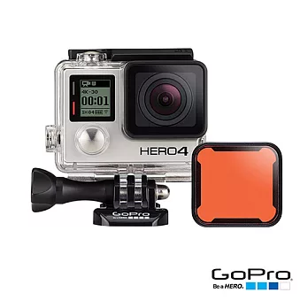 【GoPro】紅色濾鏡適用60米潛水盒 ADVFR-301(忠欣公司貨)