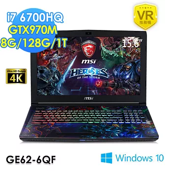 【msi微星】GE62 6QF-083TW 15.6吋 i7-67000HQ GTX970M (暴雪機)