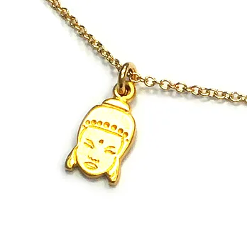 Dogeared BUDDHA 佛頭 金色許願項鍊 天人合一 附原廠盒