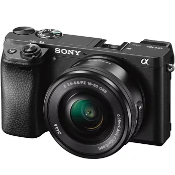 SONY A6300L 16-50mm變焦鏡組(公司貨)-加送32G卡+專用電池X2+專用座充+專用快門線+保護鏡+HDMI線+專用相機包+大吹球+拭淨布+拭淨筆-