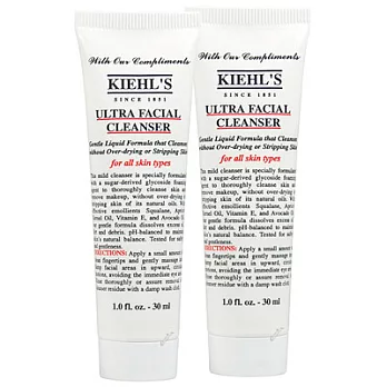 Kiehls契爾氏 冰河保濕潔面乳(30ml*2)