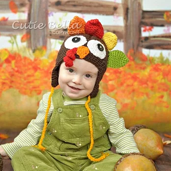 Cutie Bella手工編織帽Turkey-Brown(幼童款)