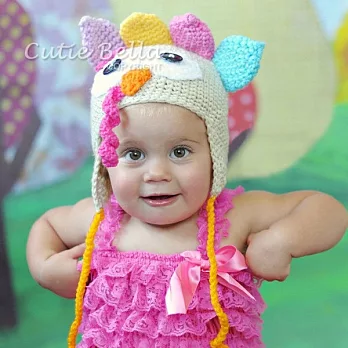 Cutie Bella手工編織帽Turkey-Caramel(幼童款)