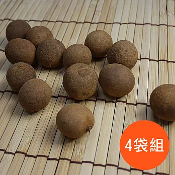 【食在安市集】山頂壯圓：柴焙帶殼龍眼乾500g(4袋組)