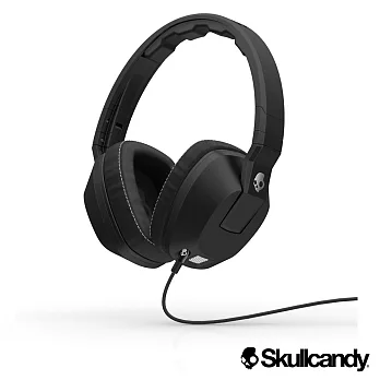 美國Skullcandy 骷髏糖 Crusher大耳罩式震動耳機-四色(公司貨)黑色