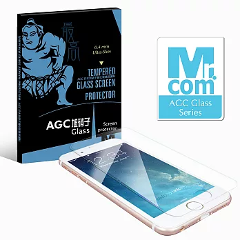 Mr.com 3D滿版防摔超薄9H玻璃保護貼 - iPhone6 Plus白色