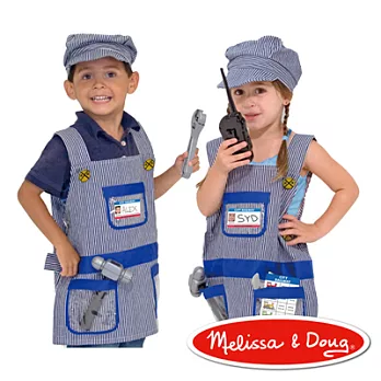 美國瑪莉莎 Melissa & Doug 火車維修服遊戲組