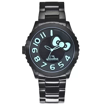 【LICORNE】LICORNE+ HELLO KITTY 聯名系列 優質淑女時尚腕錶 (藍 LI085MBBA-N)