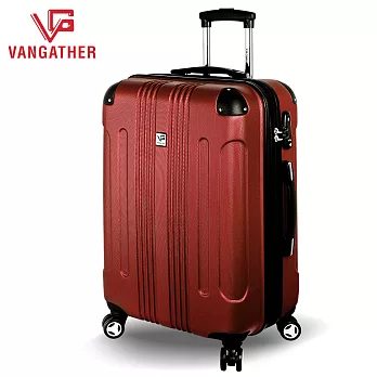 VANGATHER 凡特佳-20吋ABS城市街角系列行李箱-寶石紅