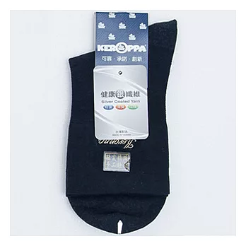 【KEROPPA】可諾帕銀纖維抗菌除臭無痕寬口薄短襪(男女適用)C98003GS黑
