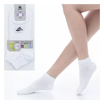 【KEROPPA】可諾帕舒適透氣減臭超短襪x白色兩雙(男女適用)C98005