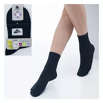 【KEROPPA】可諾帕舒適透氣減臭加大短襪x黑色兩雙(男女適用)C98006-X