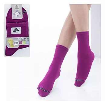 【KEROPPA】可諾帕舒適透氣減臭短襪x紫紅兩雙(男女適用)C98006紫紅