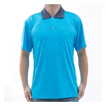 【SAIN SOU】台灣製吸濕排汗速乾短袖POLO衫T26536-06M深藍