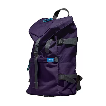 【Flightline】香港 ONNON 時尚潮流 肩帶可拆換 多功能雙肩包(紫色)