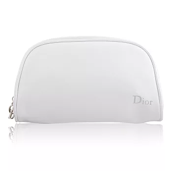 Dior 迪奧 時尚美妝包-011號(19x7x11cm)#白