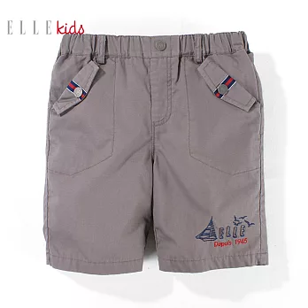 【ELLE】純棉造型口袋休閒褲(深褐)130深褐