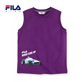 【FILA】賽車造型帥氣運動背心(紫)160以上紫
