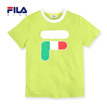 【FILA】義大利風F字母圓領衫(果綠)135果綠