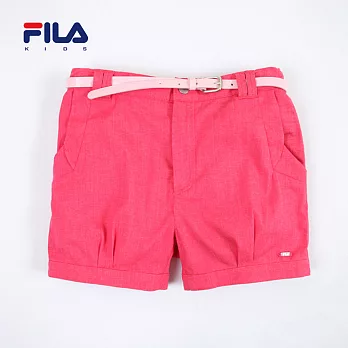 【FILA】可愛造型口袋抓皺短褲(桃紅)135桃紅