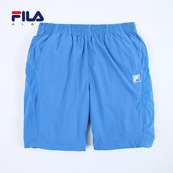 【FILA】簡約品牌字母休閒四分褲(藍)160以上藍