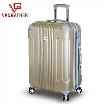 VANGATHER 凡特佳-24吋ABS城市街角系列行李箱-香檳金