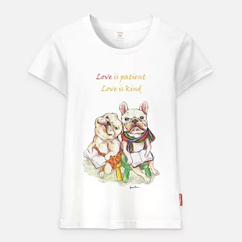 【Fandora】愛是恆久忍耐又有恩慈-男女款-XS棉花白