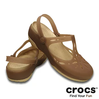 Crocs - 女款 - 夏日卡莉瑪麗珍 -35古銅/金色