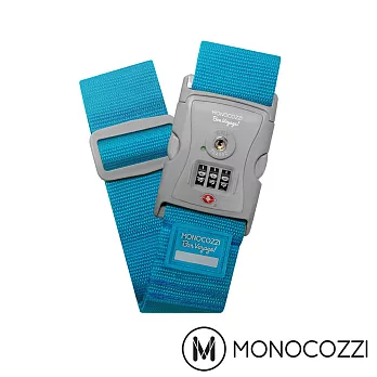 MONOCOZZI TSA LUGGAGE BELT 密碼行李箱綁帶 - 海水藍 (MONO-B-TBELT2-BLUE)