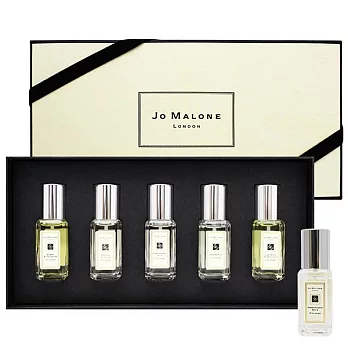 【航空限定版】Jo Malone 限量5件組香水禮盒(青檸羅勒與柑橘9ml+葡萄柚9ml+黑石榴9ml+橙花9ml+琥珀與薰衣草9ml) (送) 同品牌隨機小香