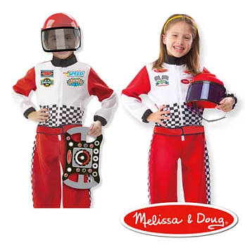 美國瑪莉莎 Melissa & Doug 角色扮演 - 兒童變裝服 賽車手服