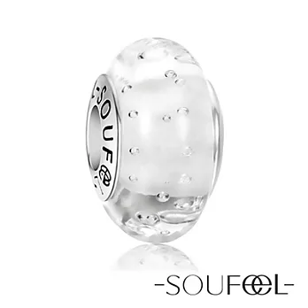 【SOUFEEL charms】《泡沫》琉璃珠(白)