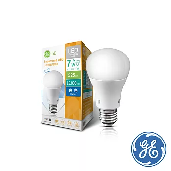 奇異GE 7W 新一代 廣角度 CNS認證 全電壓 小甜筒 LED燈泡 4入白光