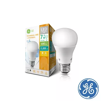 奇異GE 7W 新一代 廣角度 CNS認證 全電壓 小甜筒 LED燈泡 4入黃光