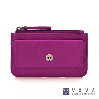 VOVA • 沃汎 - 自由系列 蜥蜴紋拉鍊零錢包- 桃紫色