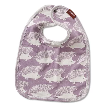 MILKBARN Traditional Bib 有機棉圍兜兜 薰衣草刺蝟