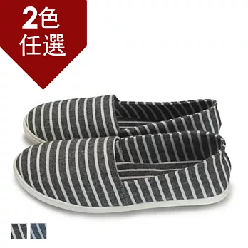 FUFA MIT休閒條紋便鞋(N53)-共2色23灰色