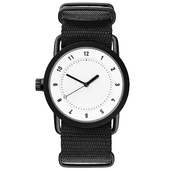 TID Watches No.1 White 白x經典尼龍帶腕錶/36mm